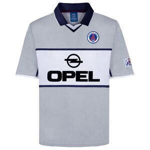 Score Draw Mens Paris Saint Germain FC Away Shirt / Gray/White